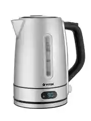 Чайник Vitek VT-1160 1.7л. 2200Вт серебристый (нерж.сталь/пластик)