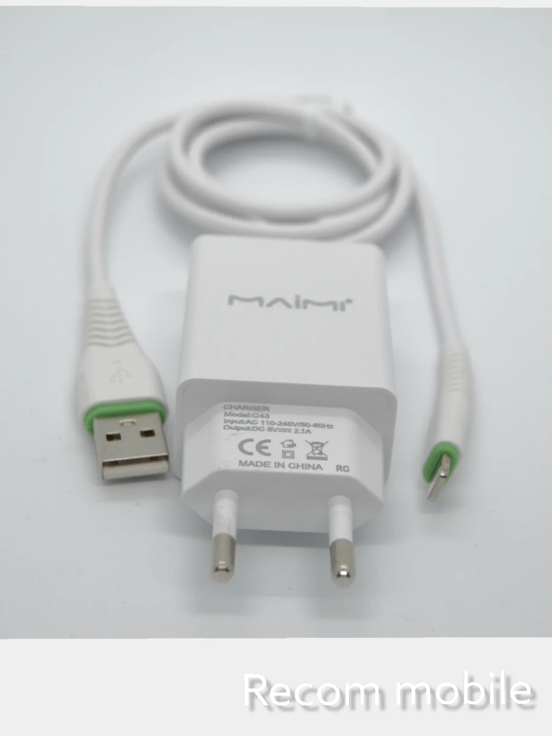 Сетевое зарядное устройство / СЗУ Maimi T13 Type-C , iPhone , Micro USB ( Блок питания )