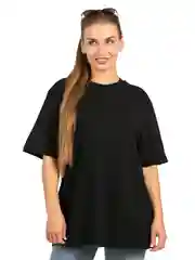 Черный футболка женская oversize Elementarno