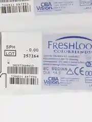 Молочный цветные контактные линзы, без диоптрий, 2 штуки