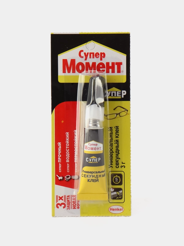 Супер клей секундный "Момент" по 3 г