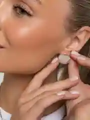 Серьги бижутерия серебрянные гвоздики