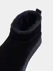 Черный угги тёплые зимние на платформе