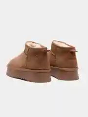 Карамельный угги тёплые зимние на платформе