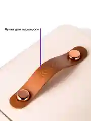 Бежевый холодильник для косметики Kitfort КТ-3135, 2 температурных режима