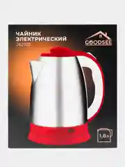 Красный чайник электрический 1,8 л. электрочайник GOODSEE