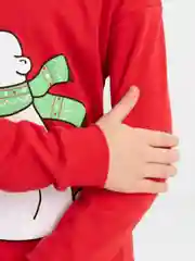 Красный пижама детская Новогодняя унисекс