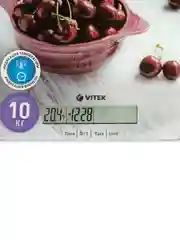 Весы кухонные электронные Vitek VT-8002 макс.вес:10кг рисунок