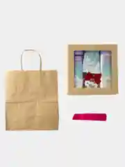 Аметистовый подарочный новогодний набор "I Love Winter" (шампунь, гель для душа, соль для ванн, мыло)