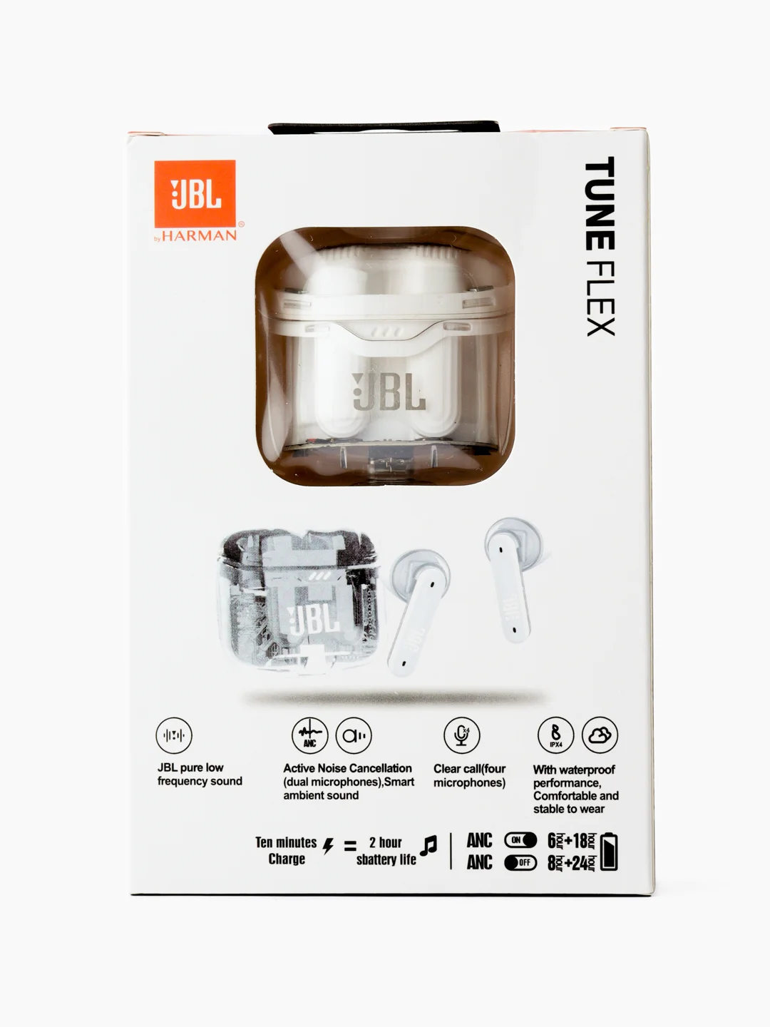 Белый jbl Tune Flex