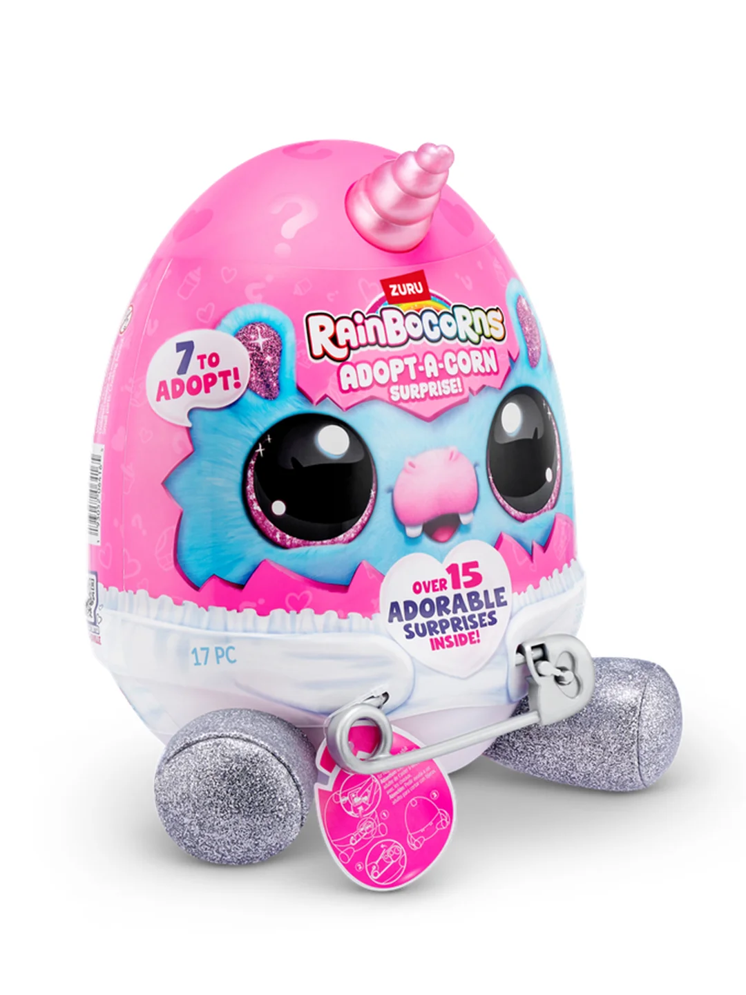 Игровой набор-сюрприз ZURU Rainbocorns Adopt-a-corn  S1 с акс. в асс., малый