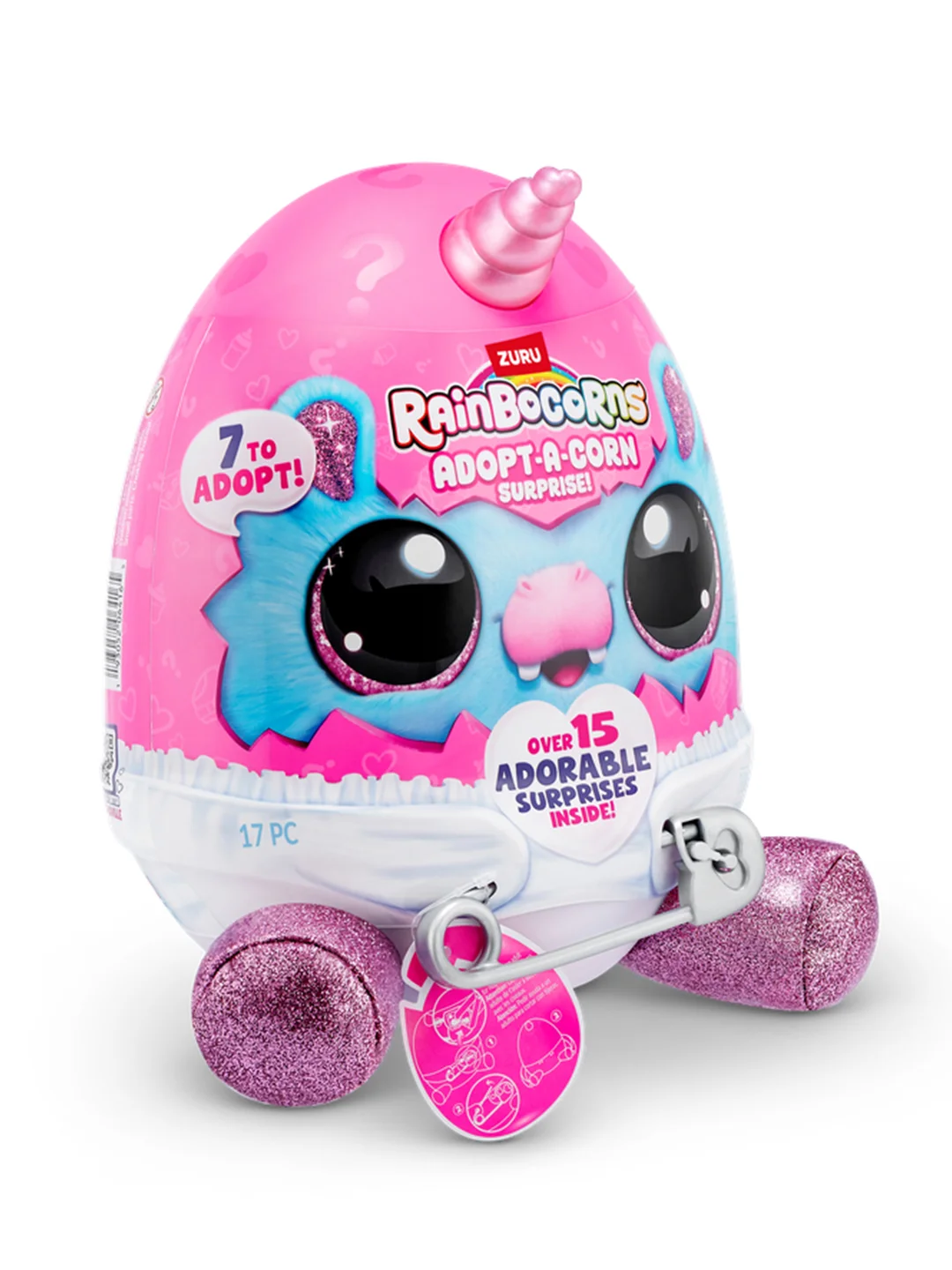 Игровой набор-сюрприз ZURU Rainbocorns Adopt-a-corn  S1 с акс. в асс., малый