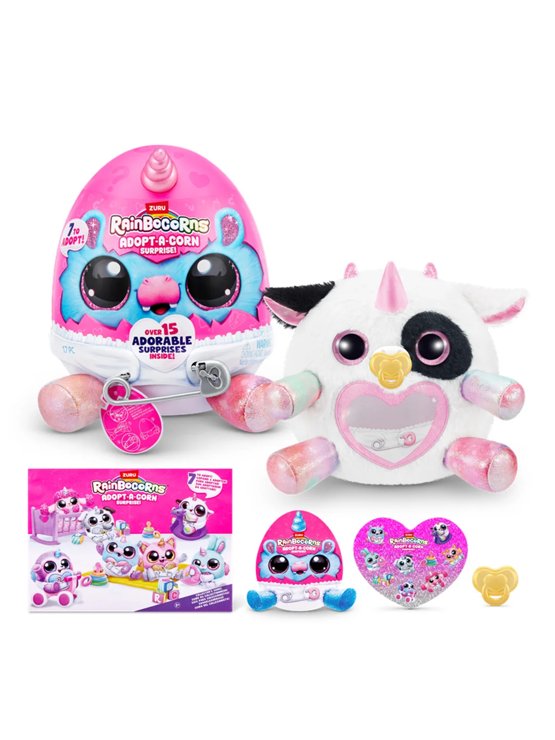 Игровой набор-сюрприз ZURU Rainbocorns Adopt-a-corn  S1 с акс. в асс., малый