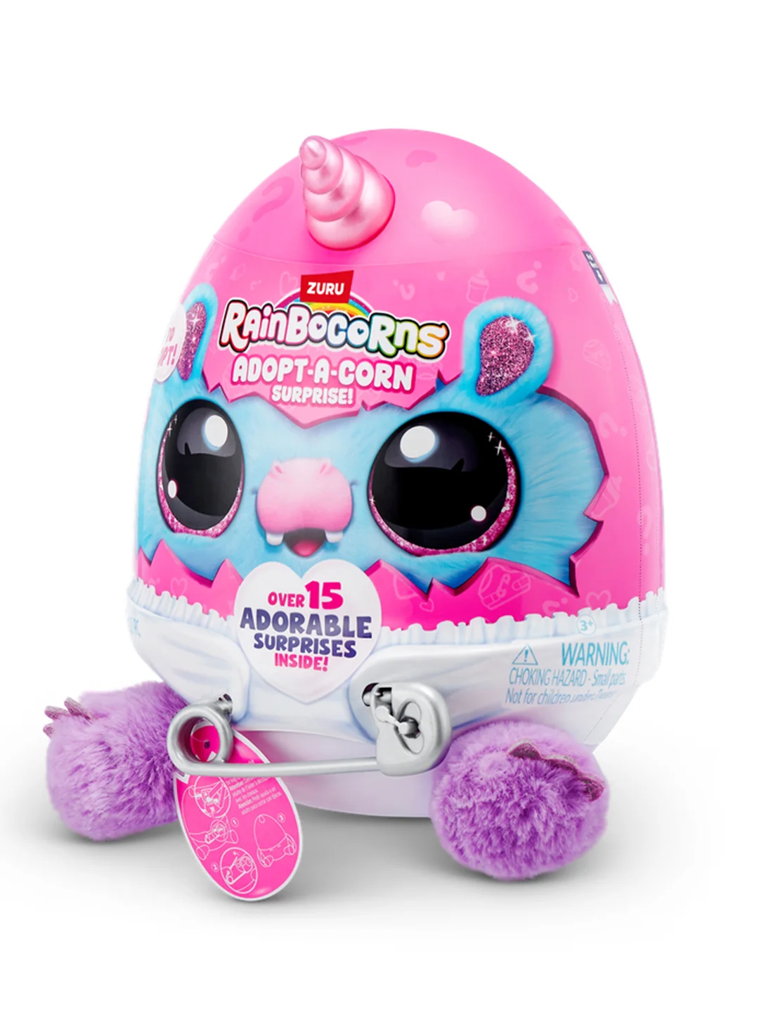 Игровой набор-сюрприз ZURU Rainbocorns Adopt-a-corn  S1 с акс. в асс., малый