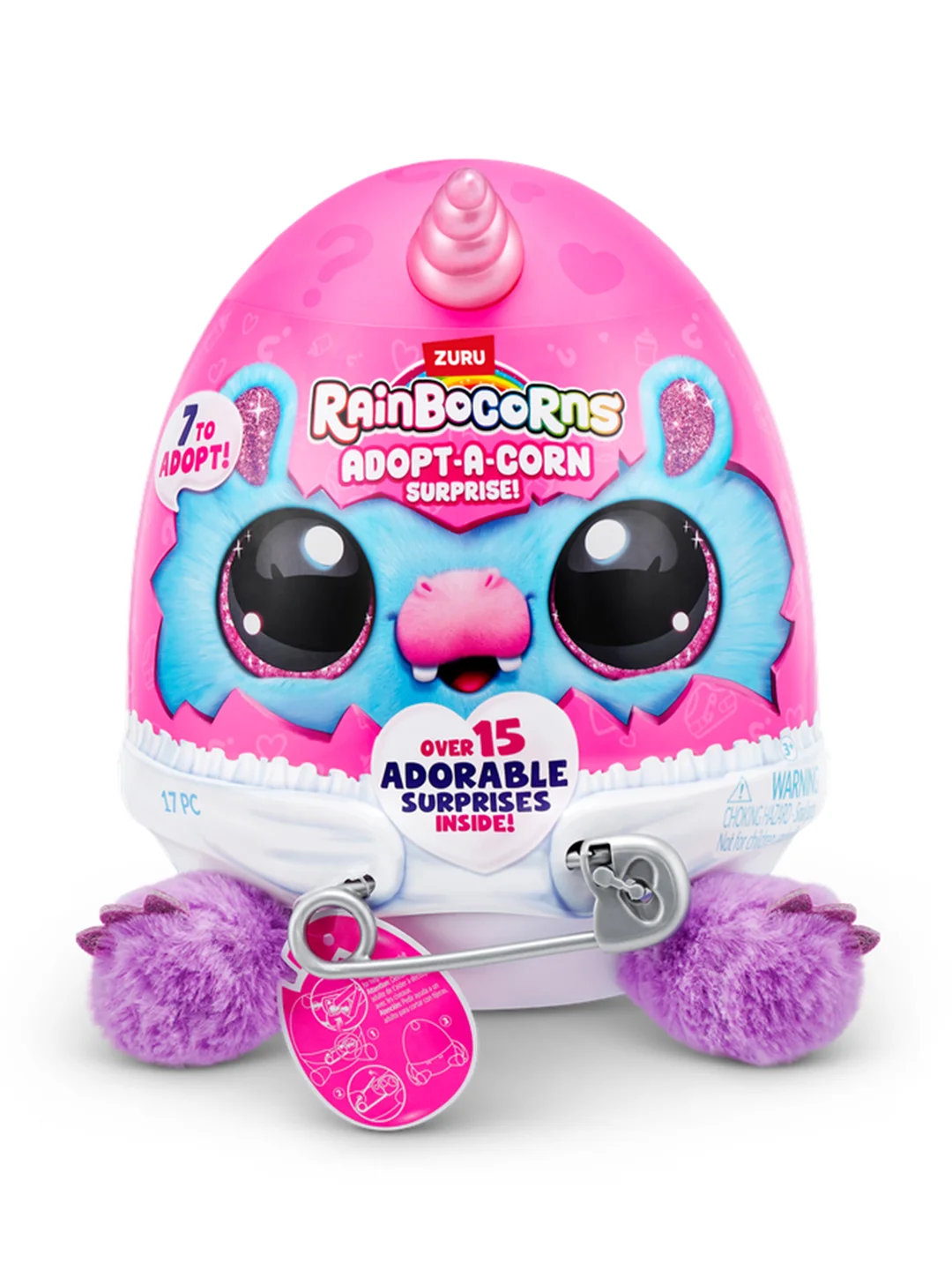 Игровой набор-сюрприз ZURU Rainbocorns Adopt-a-corn  S1 с акс. в асс., малый