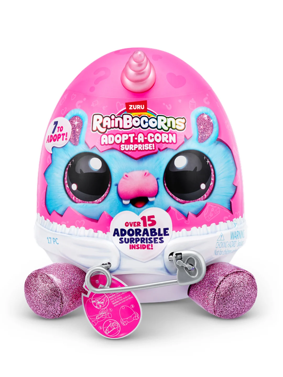 Игровой набор-сюрприз ZURU Rainbocorns Adopt-a-corn  S1 с акс. в асс., малый