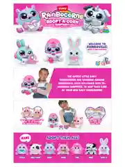 Игровой набор-сюрприз ZURU Rainbocorns Adopt-a-corn  S1 с акс. в асс., малый