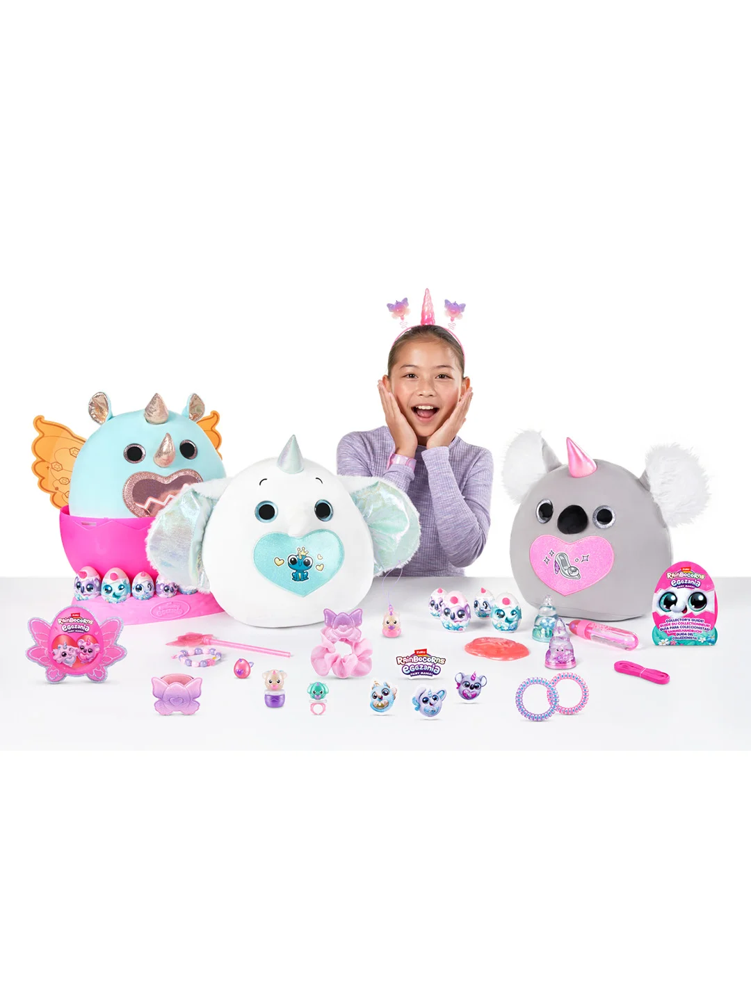 Игровой набор-сюрприз ZURU Rainbocorns Eggzania Fairy Mania S1 с акс. в асс., большой