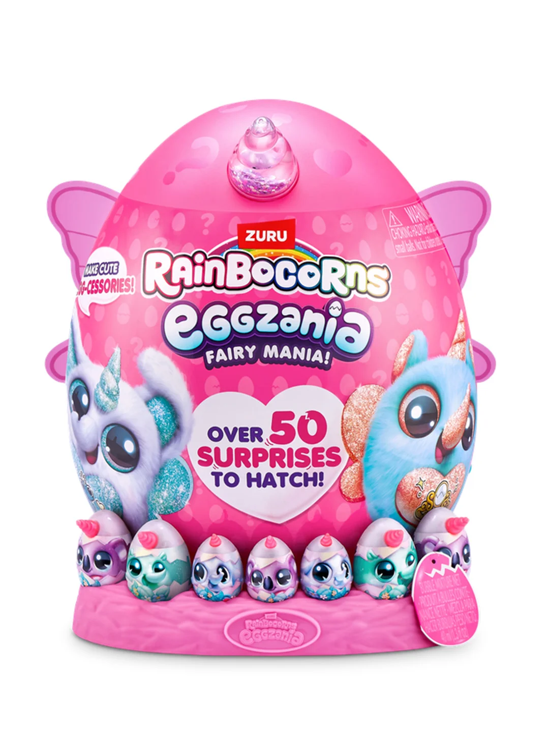 Игровой набор-сюрприз ZURU Rainbocorns Eggzania Fairy Mania S1 с акс. в асс., большой