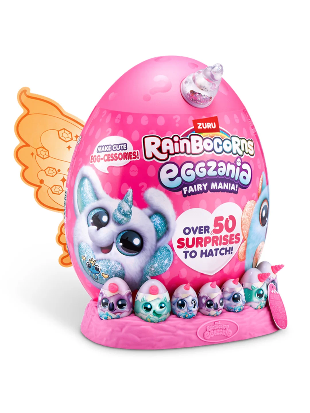 Игровой набор-сюрприз ZURU Rainbocorns Eggzania Fairy Mania S1 с акс. в асс., большой
