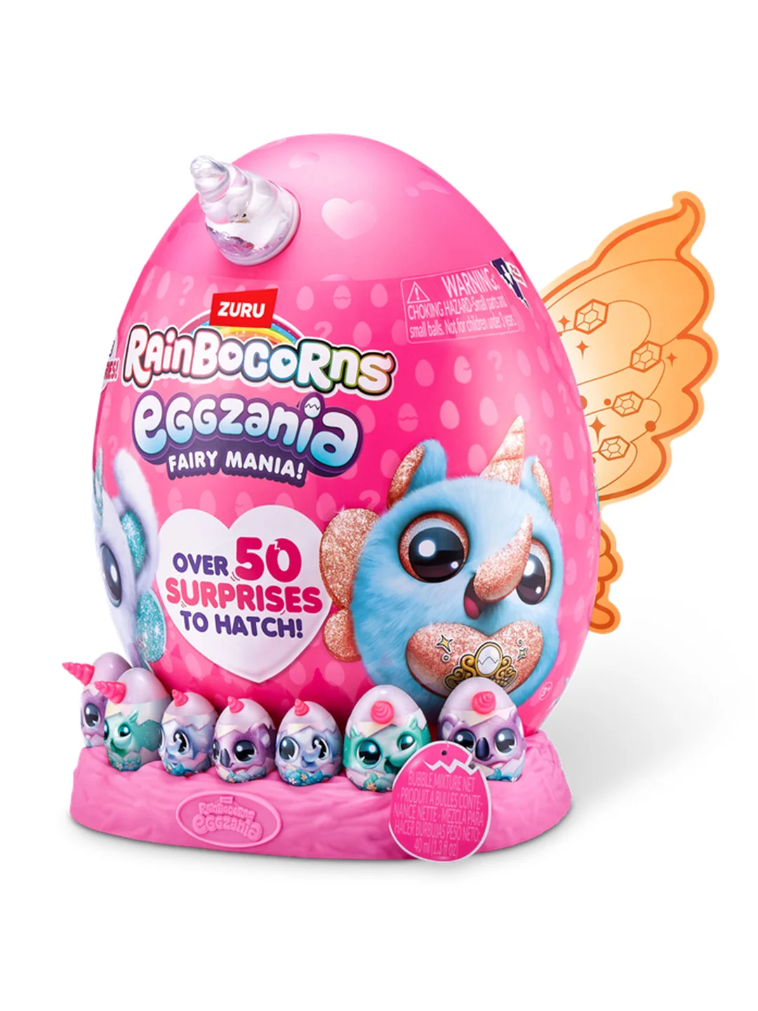 Игровой набор-сюрприз ZURU Rainbocorns Eggzania Fairy Mania S1 с акс. в асс., большой