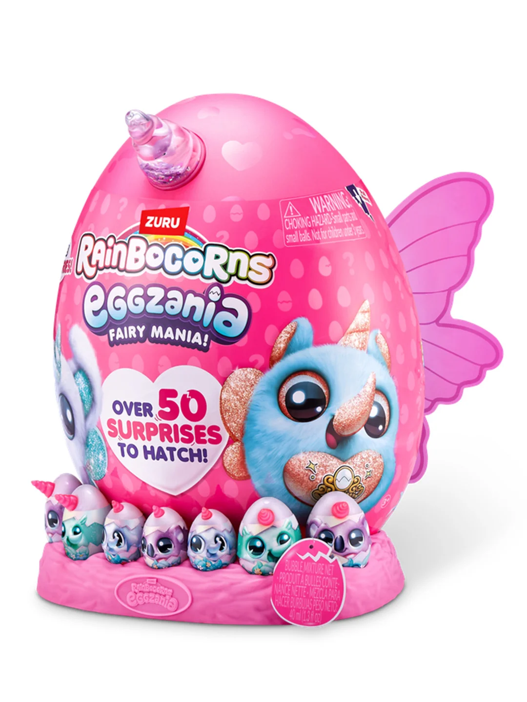 Игровой набор-сюрприз ZURU Rainbocorns Eggzania Fairy Mania S1 с акс. в асс., большой