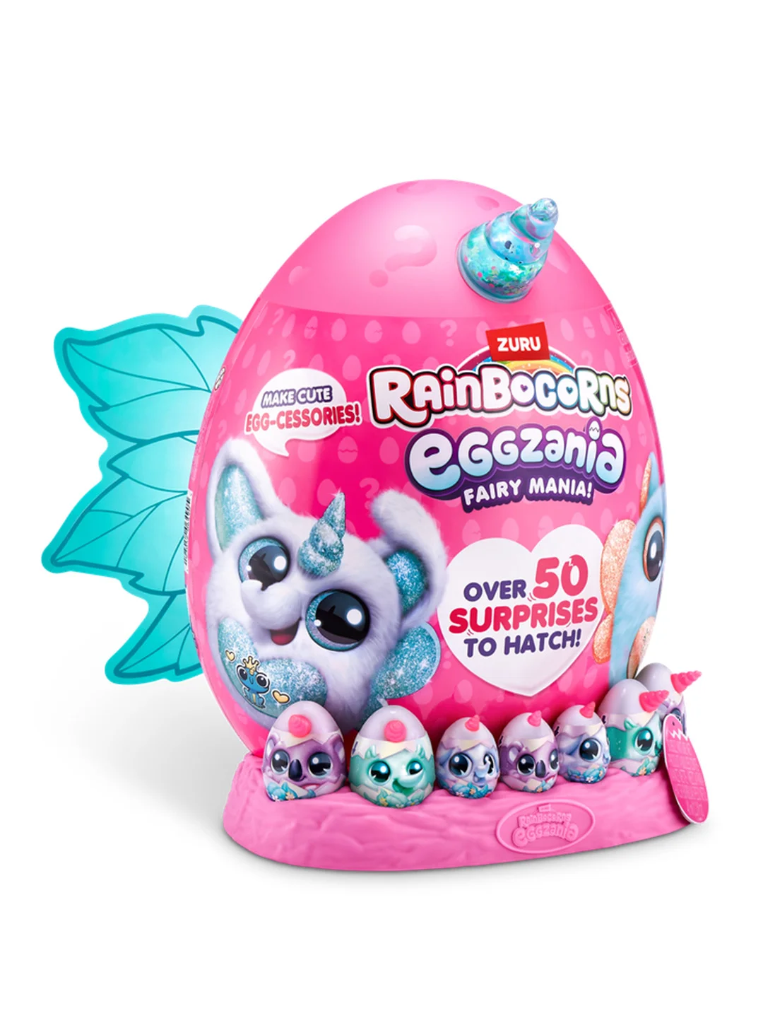 Игровой набор-сюрприз ZURU Rainbocorns Eggzania Fairy Mania S1 с акс. в асс., большой