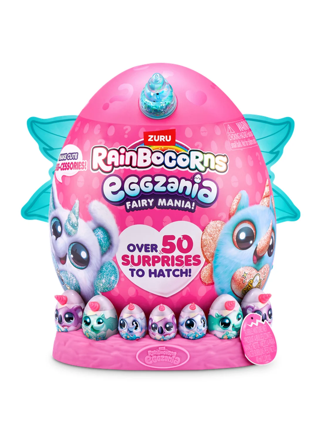 Игровой набор-сюрприз ZURU Rainbocorns Eggzania Fairy Mania S1 с акс. в асс., большой