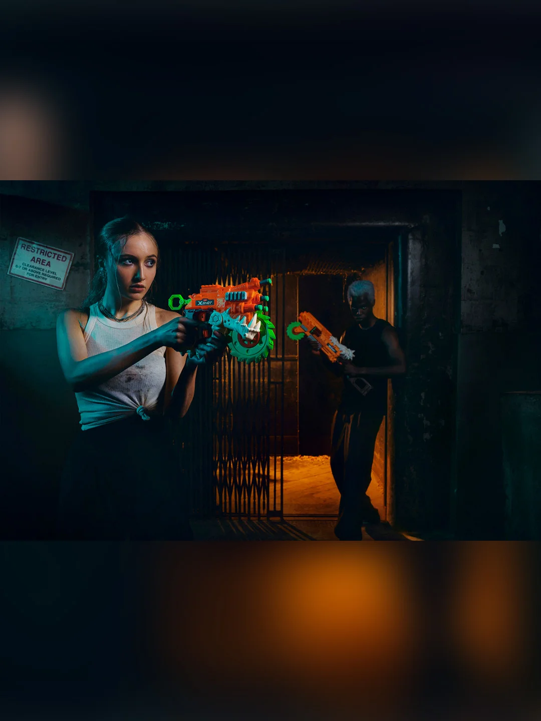 Игровой набор ZURU X-Shot INSANITY Хоррорфайр Рипер Х ДУО (2 бластера, 16 снарядо