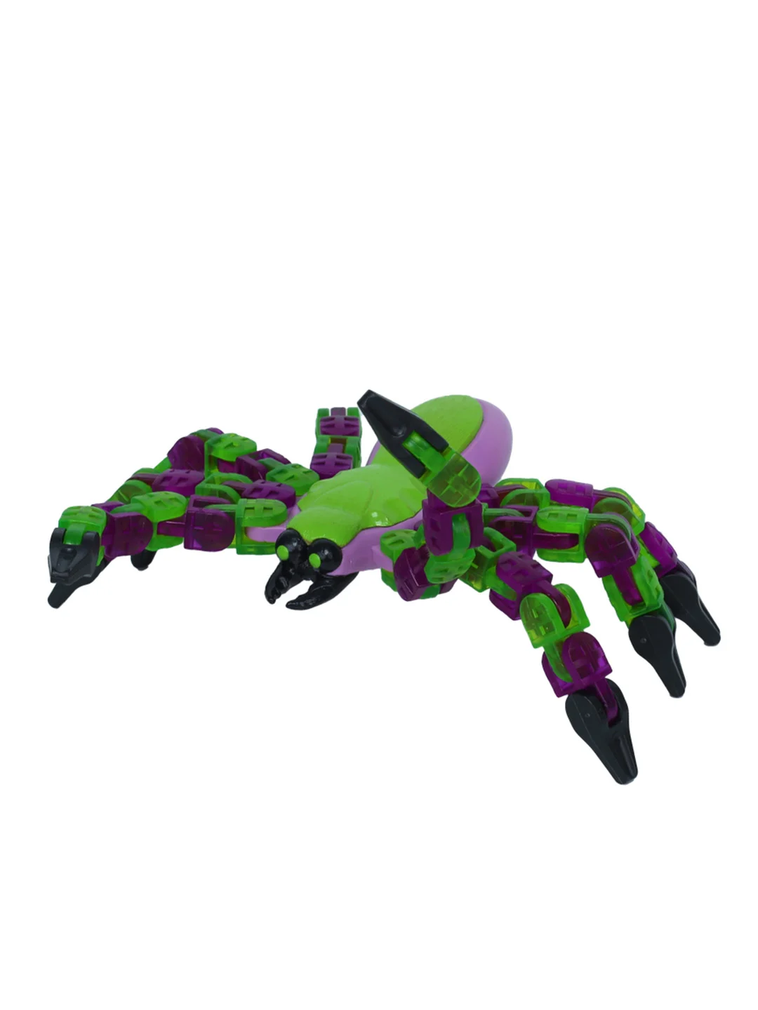 Антистресс-игрушка Klixx Creaturez Паук зеленый