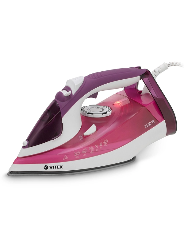Утюг Vitek VT-8354 2600Вт фиолетовый/белый