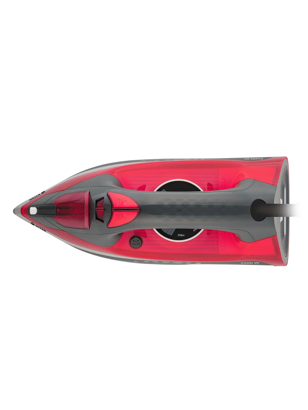 Утюг Vitek VT-8348 2400Вт серый/красный