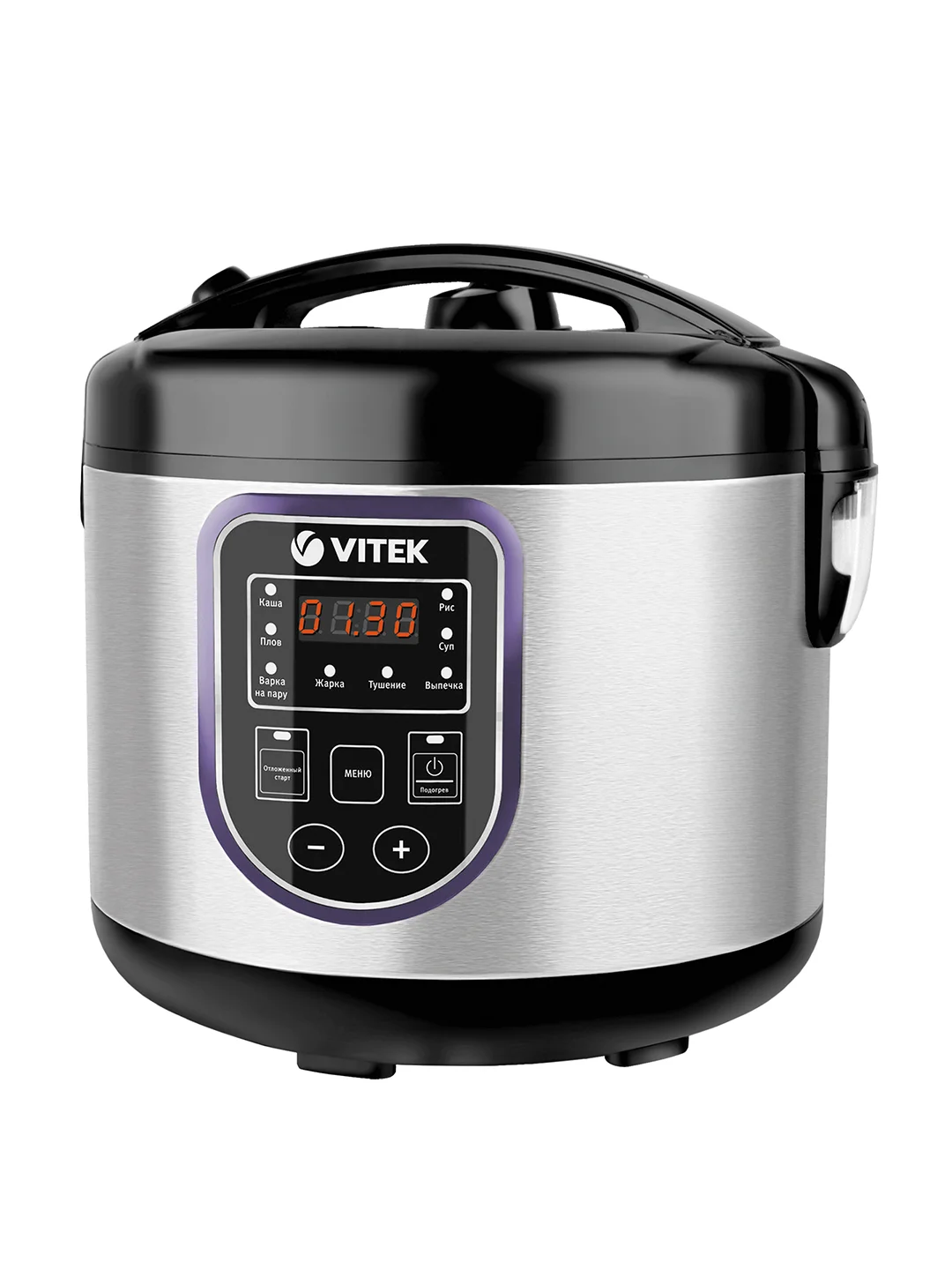 Мультиварка Vitek Prive VT-4202 5л 900Вт серебристый/черный