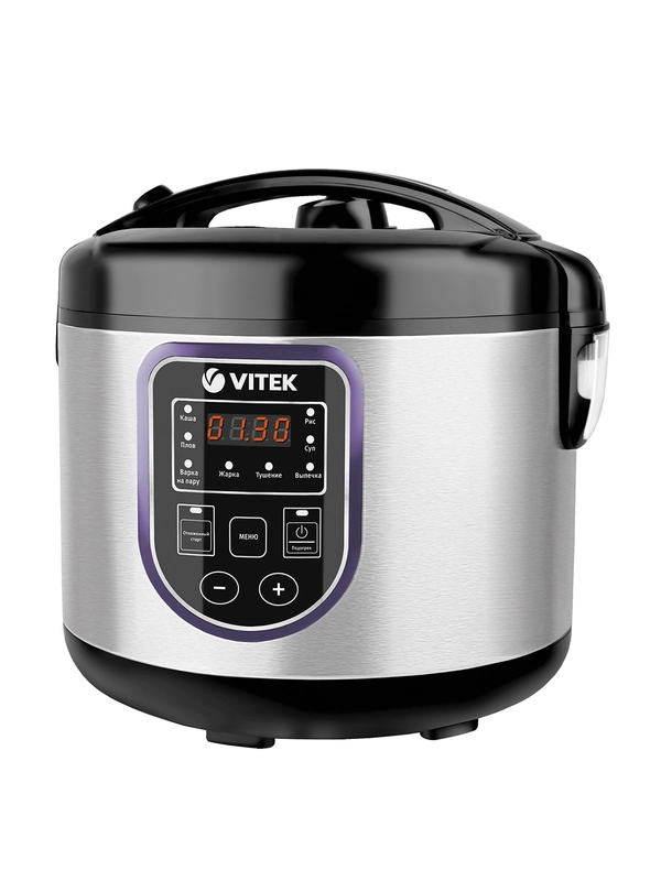 Мультиварка Vitek Prive VT-4202 5л 900Вт серебристый/черный