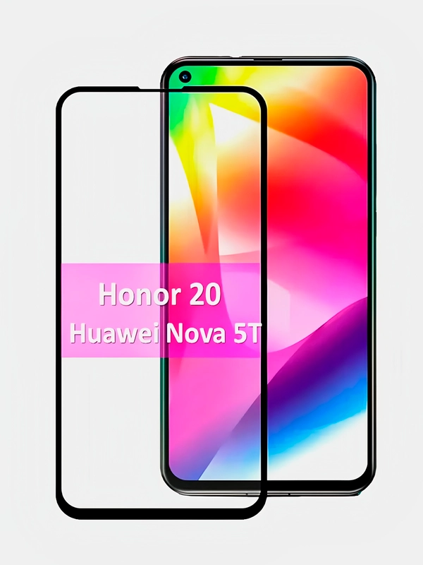 Защитное стекло Honor 20, Huawei Nova 5T, стекло на хонор 20