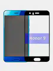 Защитное стекло Honor 9, стекло на хонор 9 черная рамка