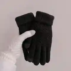 Серый перчатки женские сенсорные