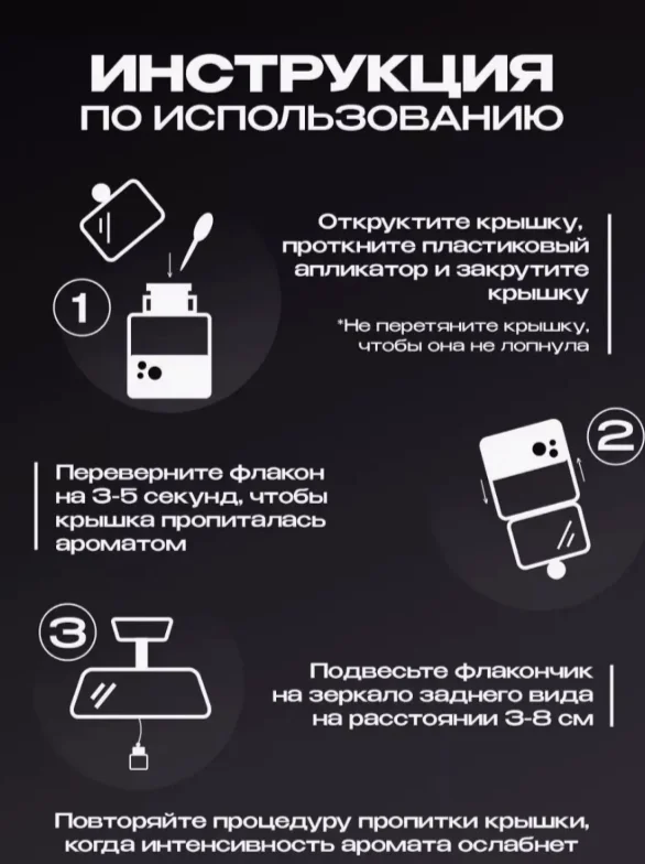 Твоя карточка Автомобильного Ароматизатора из Франции