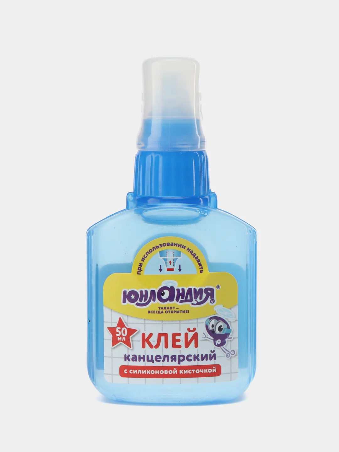 Клей канцелярский упаковка до 5 шт, ЮНЛАНДИЯ, 50 мл, с силиконовой кисточкой
