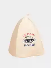 Красный шапка для бани