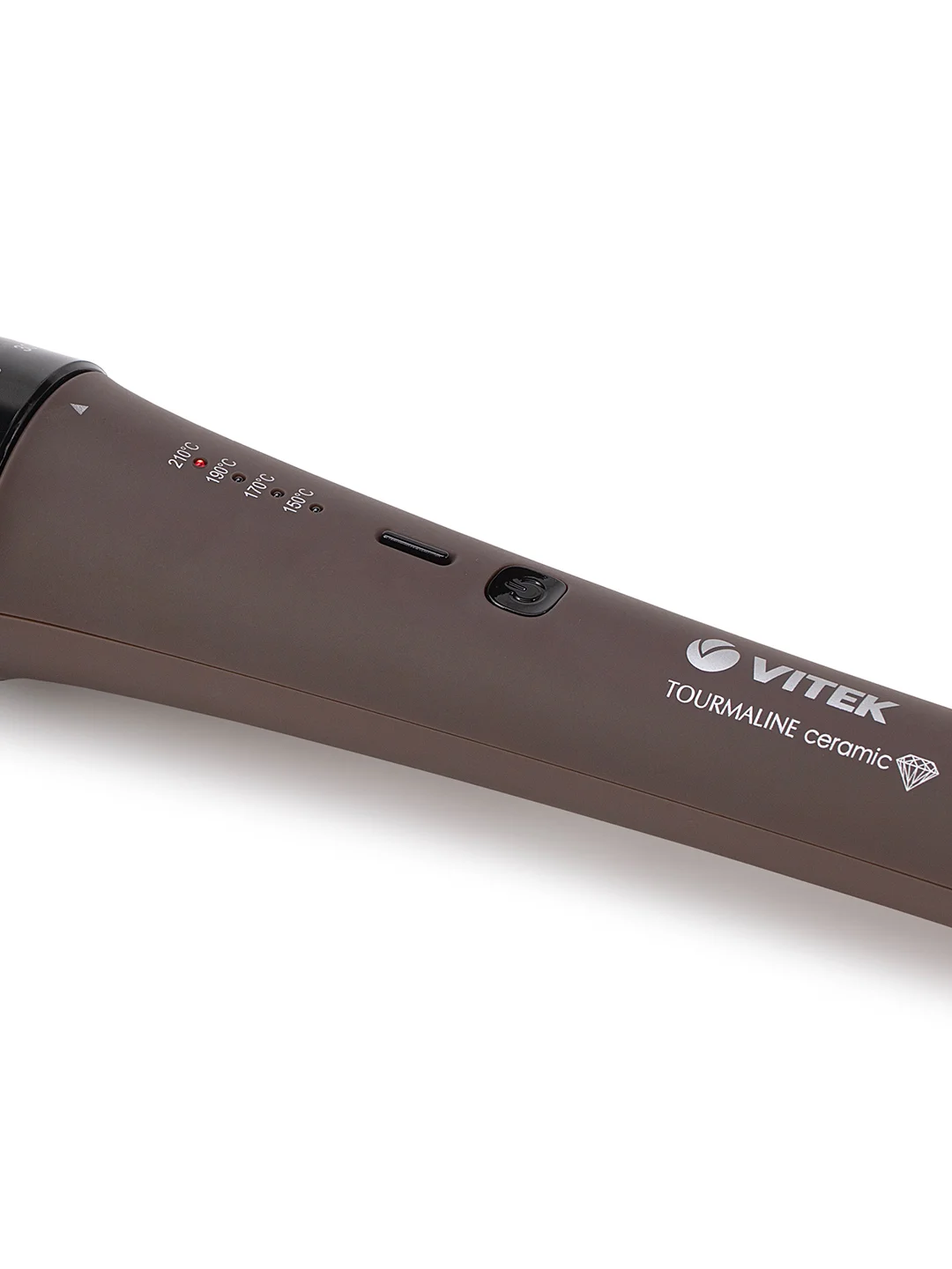 Щипцы Vitek 2521 70Вт коричневый макс.темп.:210С покрытие:титаново-турмалиновое