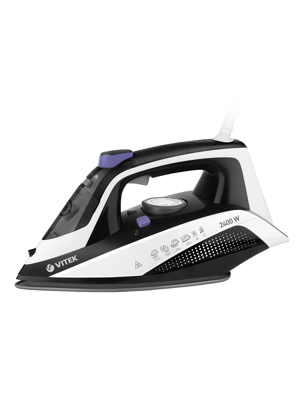 Утюг Vitek Prive VT-8360 2400Вт черный/белый