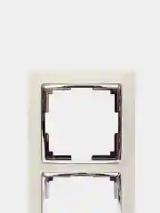 Рамка Snabb Werkel тройная,на 3 поста (слоновая кость/хром), WL03-Frame-03-ivory W0031903