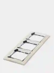 Рамка Snabb Werkel тройная,на 3 поста (слоновая кость/хром), WL03-Frame-03-ivory W0031903