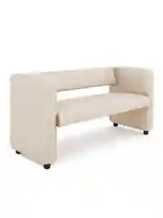 Кремовый офисный диван MONOFIX "Йокки" эко кожа, для салона, на балкон
