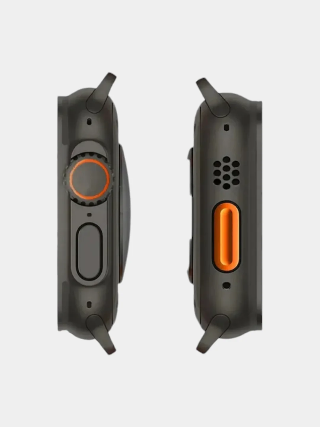 Черный смарт часы 10 серии НК-10 ULTRA 3 Amoled экраном 49mm для iPhone и Android