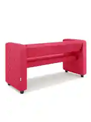 Красный офисный диван MONOFIX "Йокки" эко кожа, для салона, на балкон