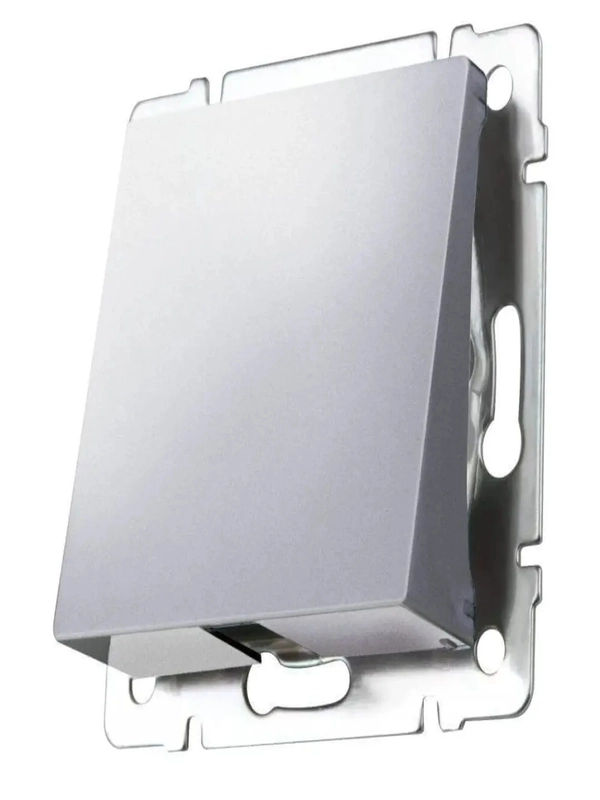 Вывод кабеля серебряный матовый Werkel  WL06-16-01 W1150206