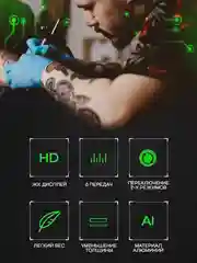 Блок питания и управления для тату машинок Aurora-2