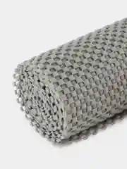 Серый противоскользящий коврик сетка для шкафа и холодильника, 45х150 см